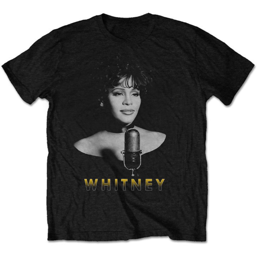 Black White Photo Tshirt Whitney Houston Shirt